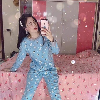 Bộ nỉ bông nữ
