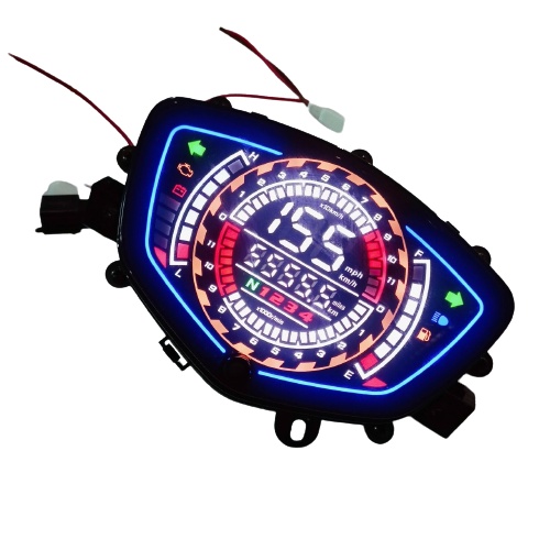 Đồng hồ điện tử Plus gắn xe SIRIUS, EXCITER 135 - Mẫu mới nhất 2022 - Full LED, Full chức năng - 8838z.