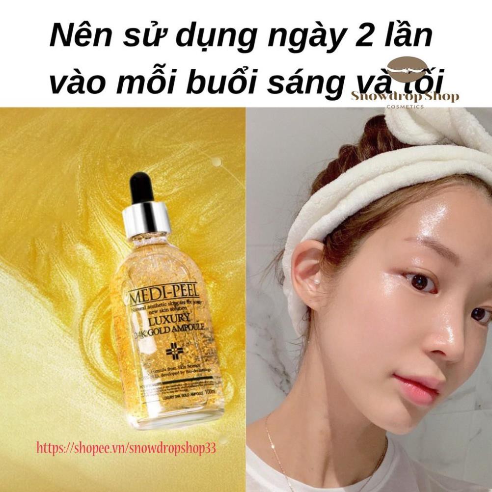 Tinh Chất Ngăn Ngừa Lão Hóa Medi Peel Luxury 24K Gold Ampoule 100ml