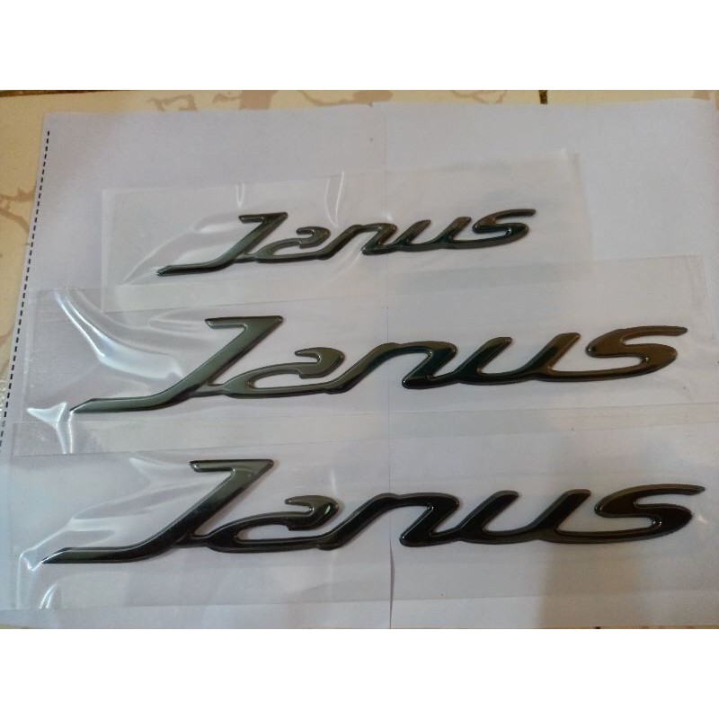 Bộ tem nổi Janus màu đen new