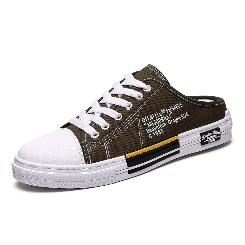 Già̀y lười vải canvas siêu nhẹ thời trang cho nam QK05