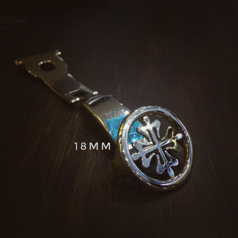 Khóa đồng hồ bằng thép không gỉ danh cho đồng hồ patek philippe 18mm