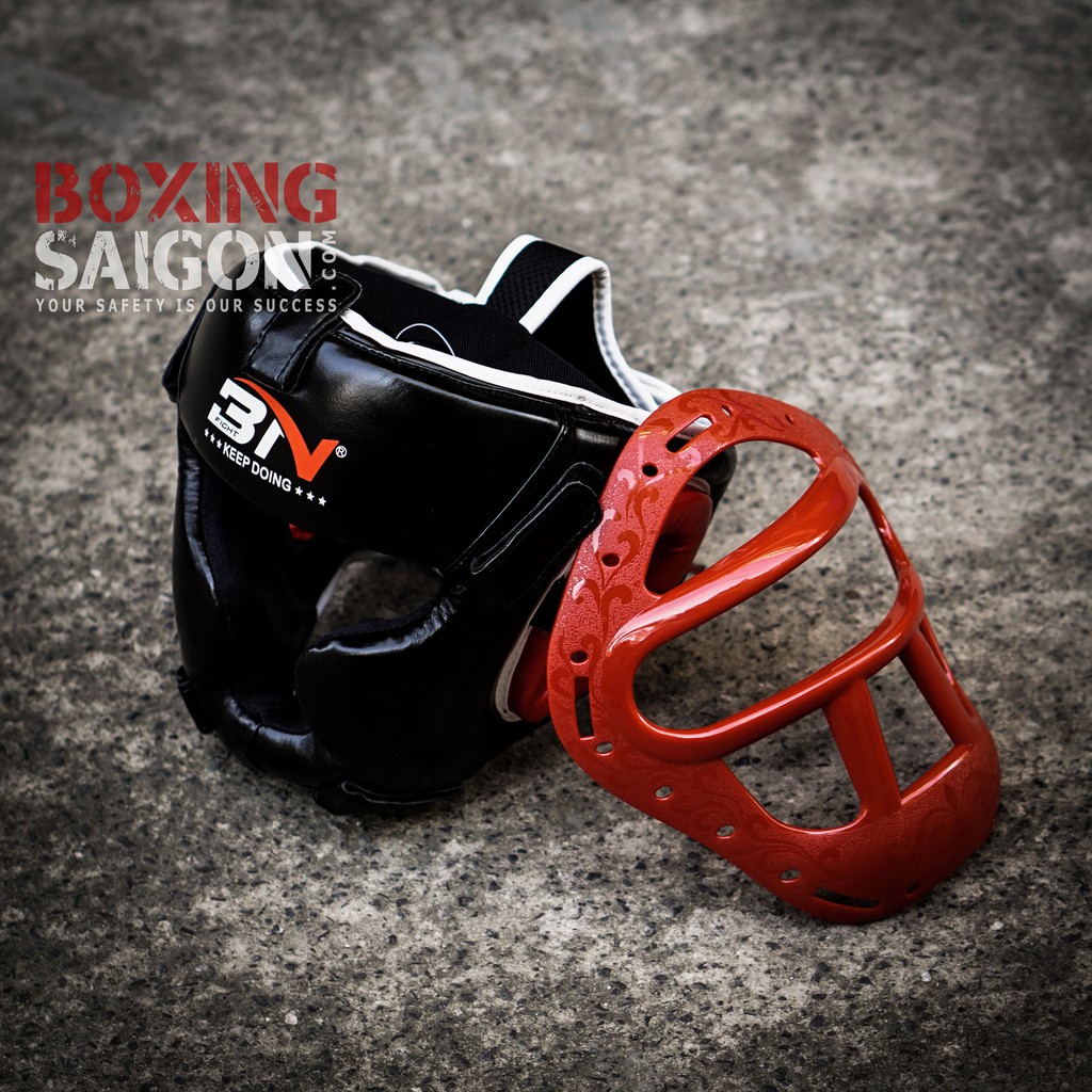 Nón boxing BN Full Face - Red