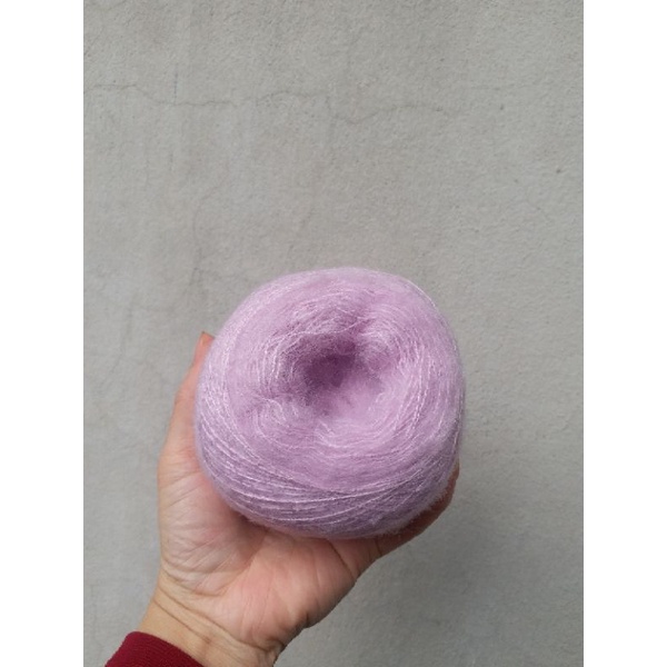 Len mohair 1 sợi nhỏ lông tơi