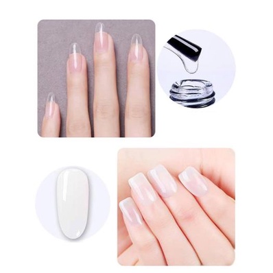 Sơn thạch sơn gel thạch sơn móng tay sơn gel AS dùng máy hơ gel tone màu thạch hồng trong suốt NAIL SUZY mã WN 15ml