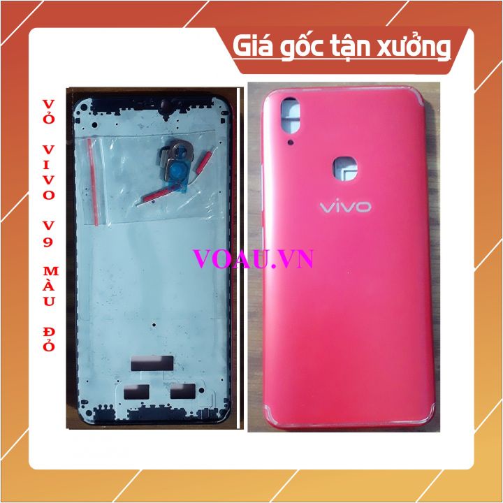 VỎ VIVO V9 MÀU ĐỎ