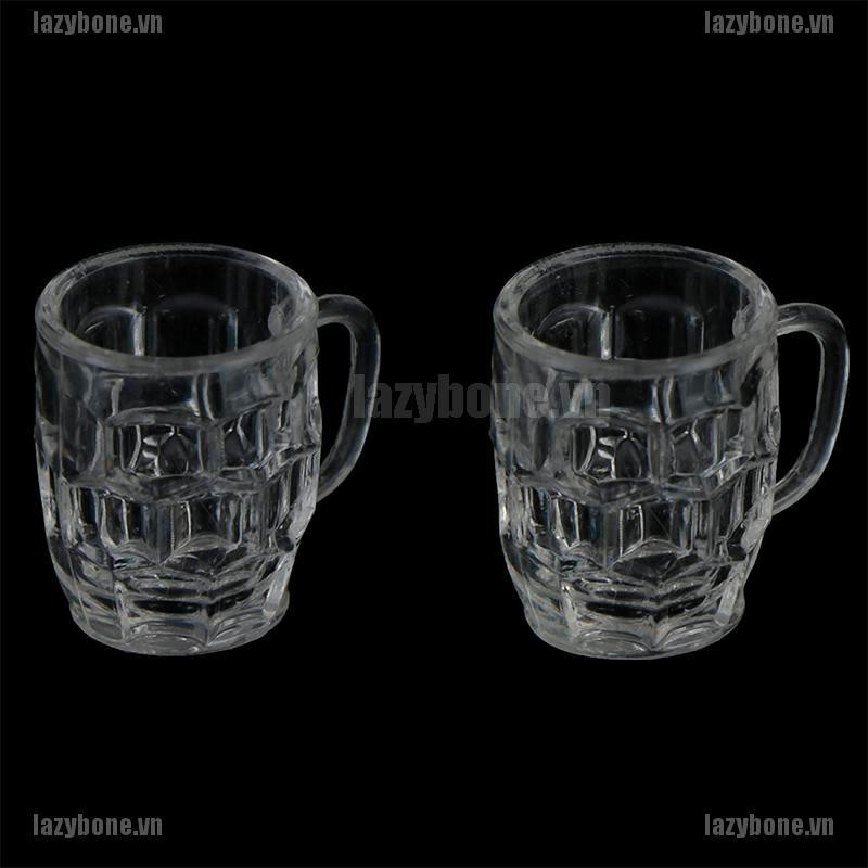 Bộ 2 Ly Rượu Nhỏ Tỉ Lệ 1 / 12 Trang Trí Nhà Búp Bê