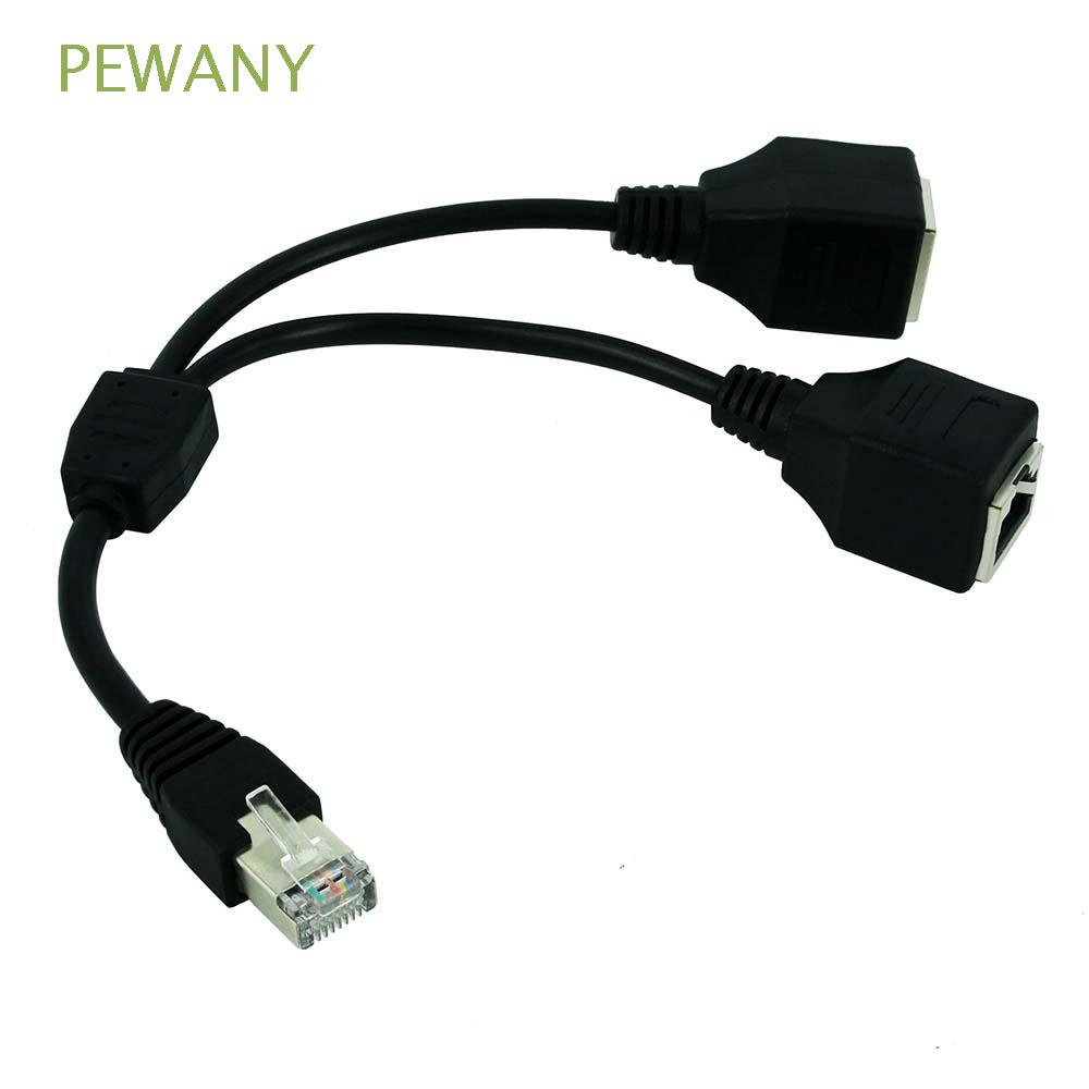 Cáp chuyển đổi mạng LAN 5E Cat5 Cat6 Rj45 1 đực sang 2 cái RJ45 Ethernet
