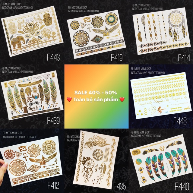 Flashtattoo - xăm dán ánh kim