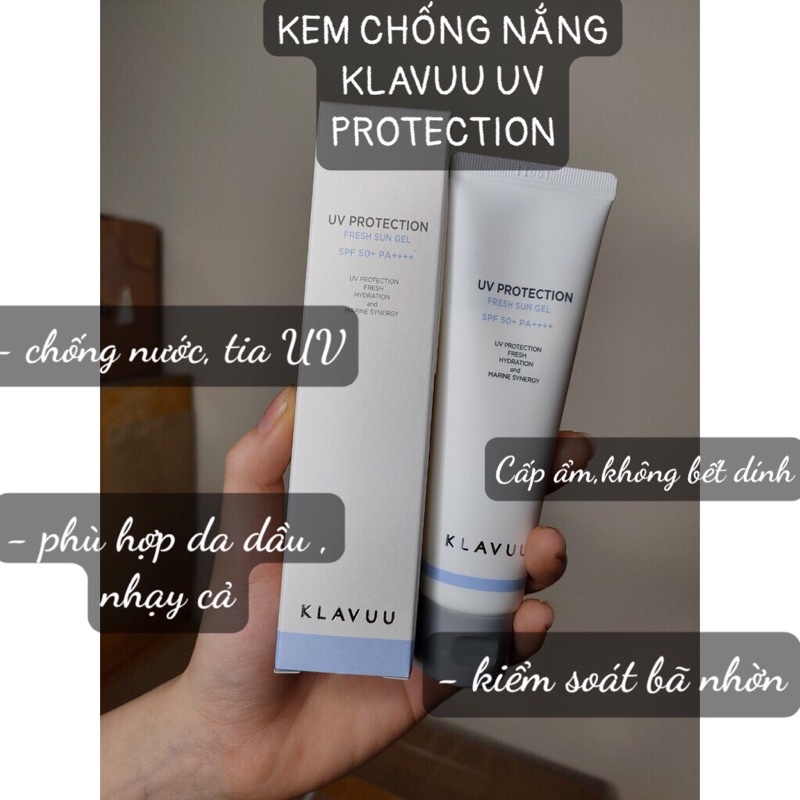 Kem chống nắng Klavuu UV Protection xanh cấp ẩm