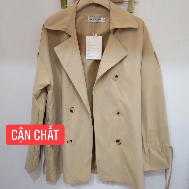 [HÀNG CÓ SẴN] Áo kaki trenchcoat nữ siêu xinh | BigBuy360 - bigbuy360.vn