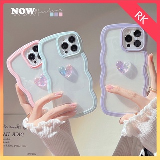Ốp lưng iphone Ốp Điện Thoại Họa Tiết Trái Tim Ba Chiều Cho iphone13pro Max iPhone 12 11 Promax/X/Xs/13/Pro/Max RK CASE-III