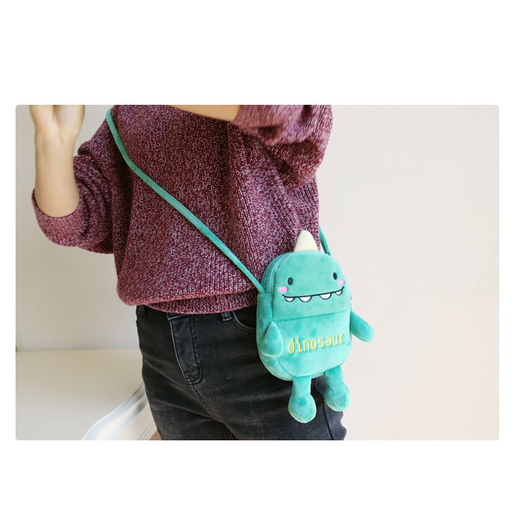 Túi Đeo Chéo Đựng Điện Thoại Họa Tiết Hoạt Hình Dễ Thương