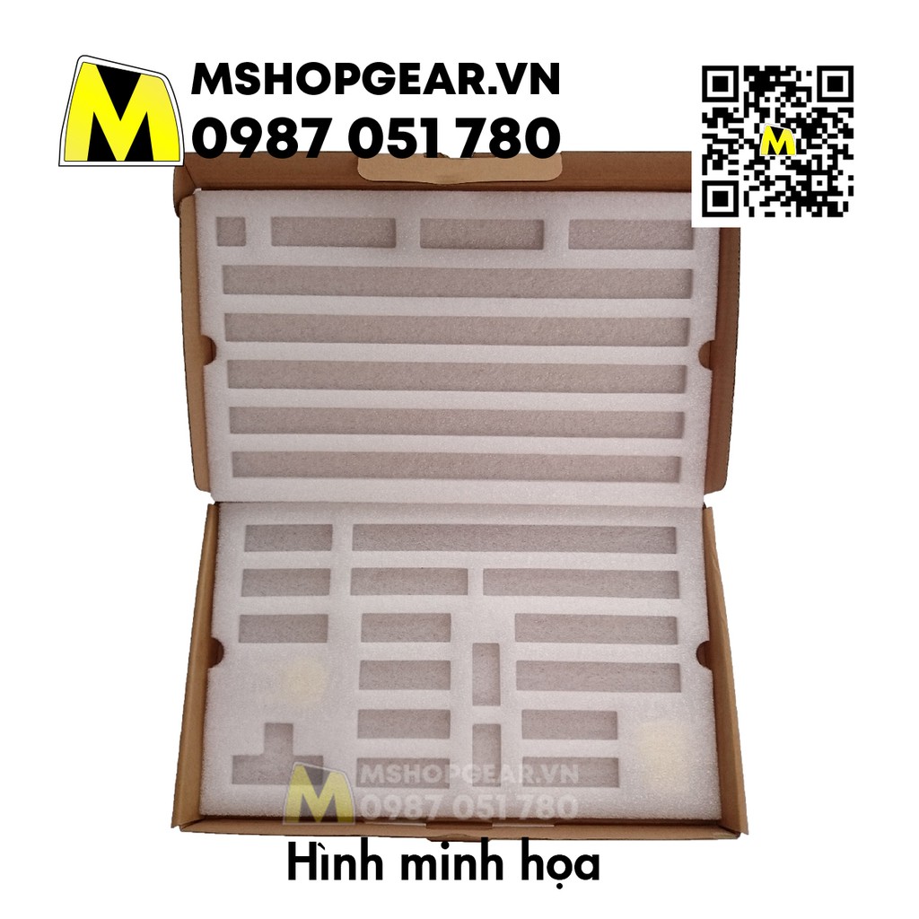 Hộp bìa đựng keycap 2 ngăn xốp chất lượng tốt – Giá rẻ