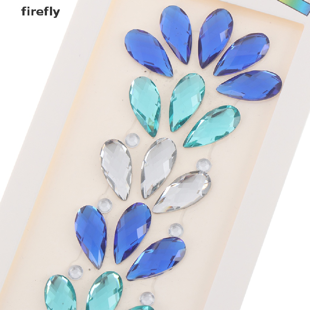 Miếng Dán Pha Lê 3D Lấp Lánh Trang Điểm Mặt / Trán / Cơ Thể