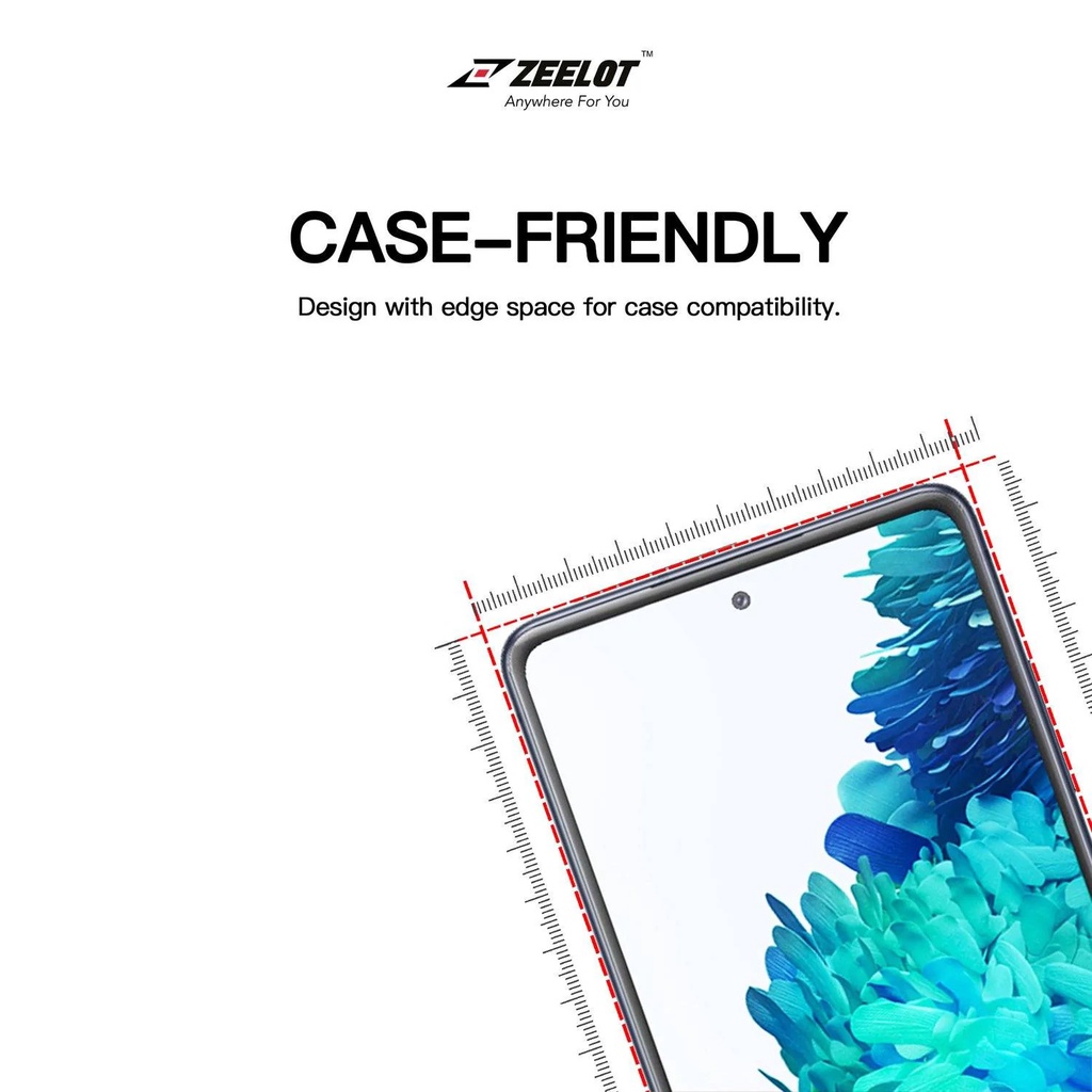 Miếng dán cường lực trong suốt cho Samsung S20 FE SOLIDsleek Zeelot