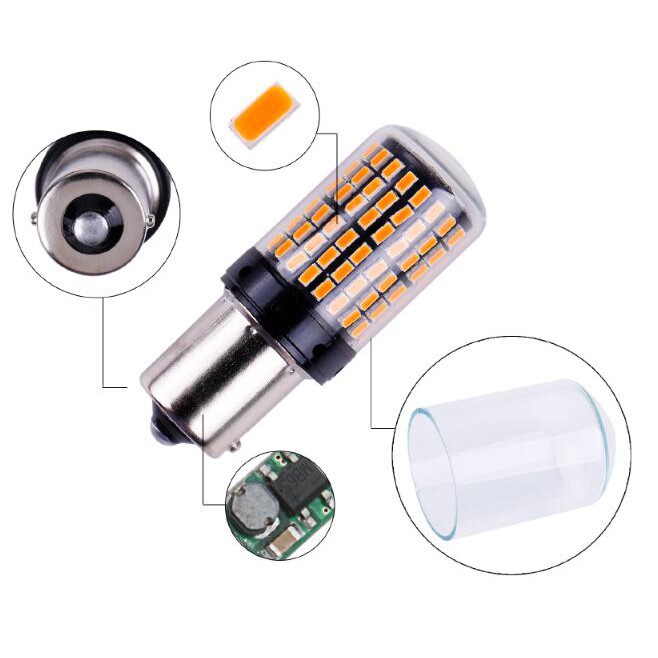 Bóng Đèn Led Xi Nhan Kevanly 1x3014 144smd S25 1156 Ba15S P21W Bay15D Bau15S Py21W T20 7440 W21W W21 / 5w