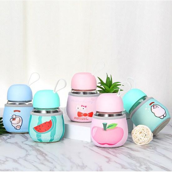 Bình Thủy Tinh Giữ Nhiệt Bình Ủ Cháo Cho Bé 320ml nhập khẩu