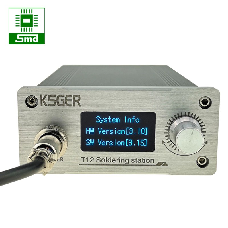 Trạm hàn T12 màn hình OLED - White soldering station T12