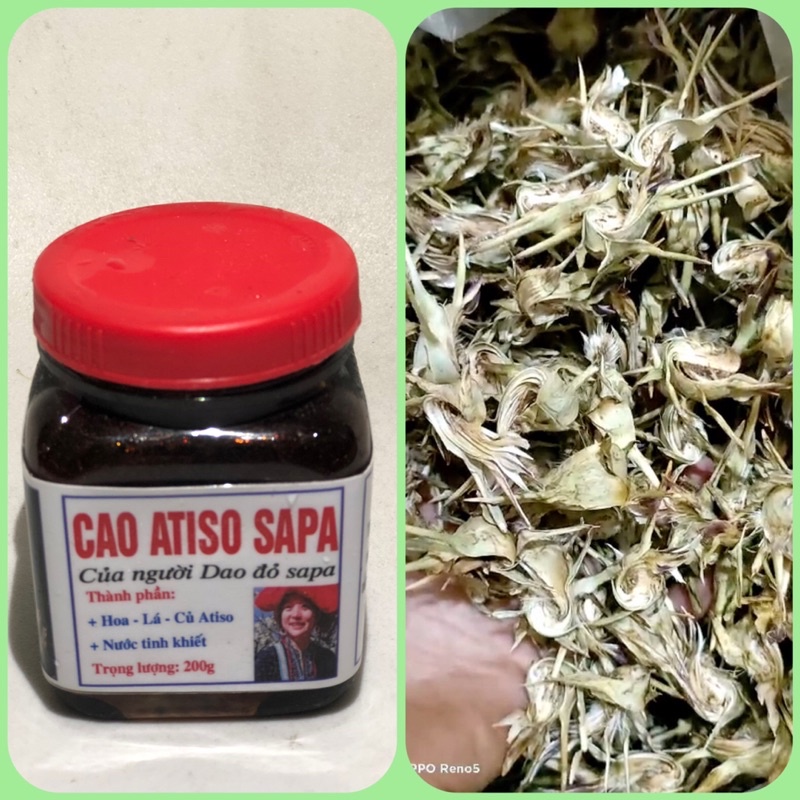 Combo sản phẩm từ Hoa Atiso sapa (Hoa khô +cao)