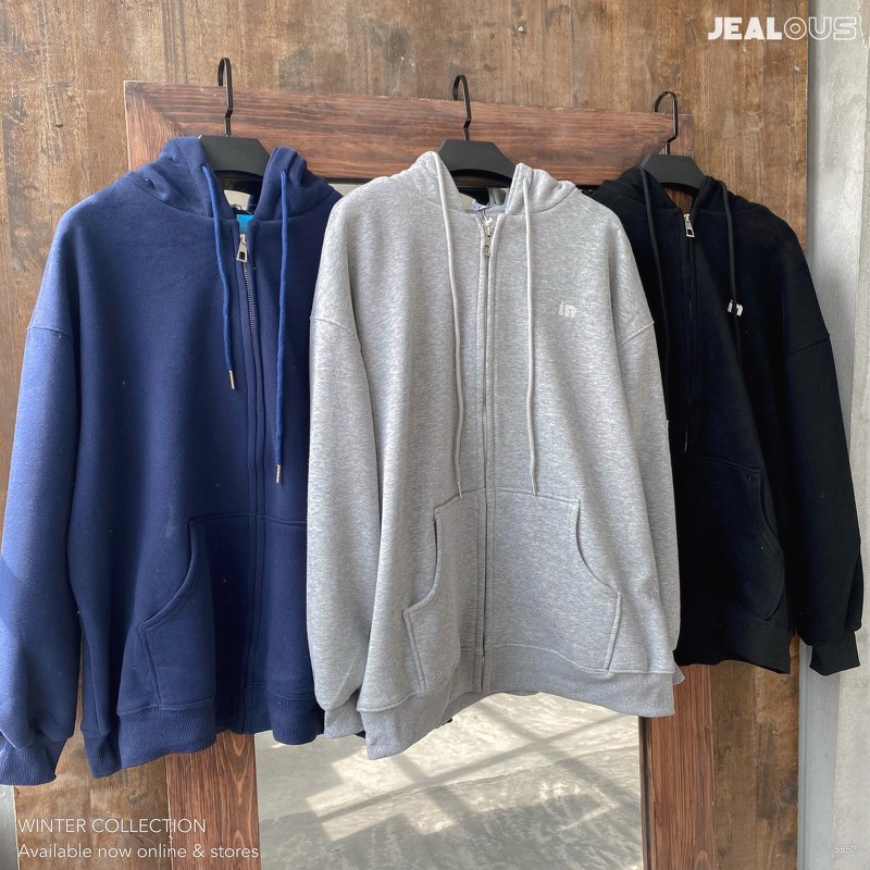 [Mã FAGREAT1505 giảm 8% tối đa 50K đơn 250K] Áo hoodie zip chữ IN ở ngực 5552 | BigBuy360 - bigbuy360.vn