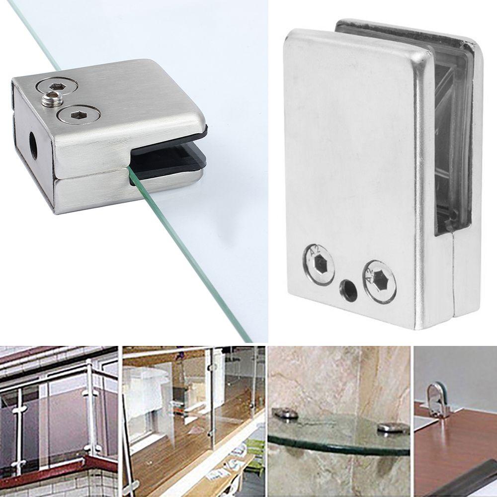 Giá Đỡ Kẹp Kính Bằng Thép Không Gỉ Tiện Dụng Cho Gia Đình