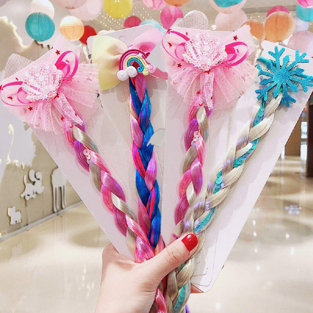 Băng Đô Cài Tóc Đính Nơ Họa Tiết Hoa Tuyết / Vỏ Sò 15H Phong Cách Bohemian Dành Cho Bé