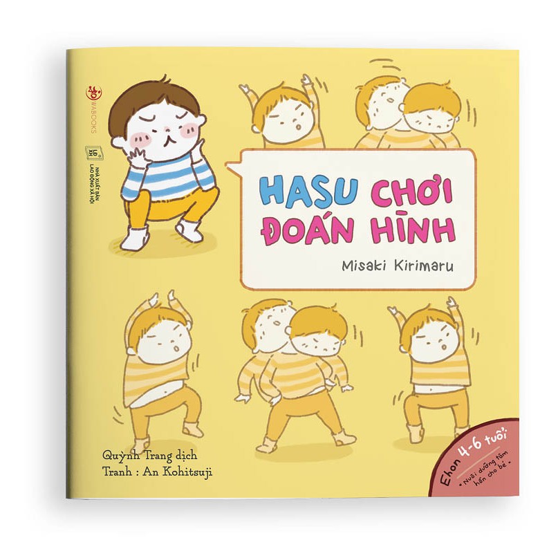 Truyện tranh Ehon Nhật Bản - Combo 4 cuốn Hasu dành cho bé từ 4 đến 6 tuổi