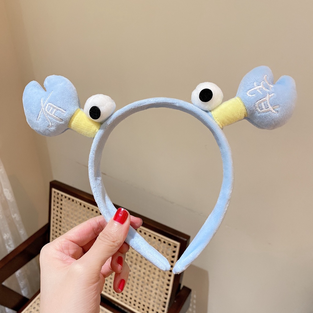 Băng đô cài tóc thiết kế càng tôm hùm đáng yêu xinh xắn dành cho nữ