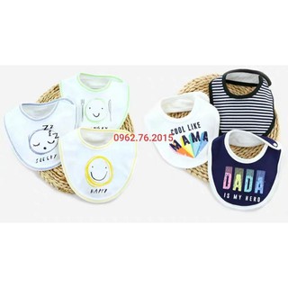 Set 3 yếm tròn Momcare