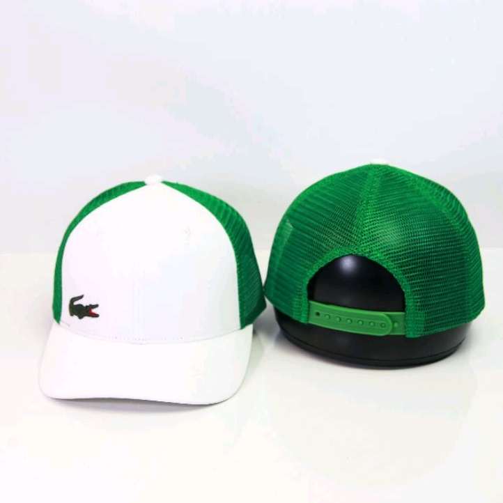 Nón kết LACOSTE chuẩn xuất, phối lưới Nhật thoáng mát, phom đứng thể thao, màu sắc trẻ trung cá tính Nón free size