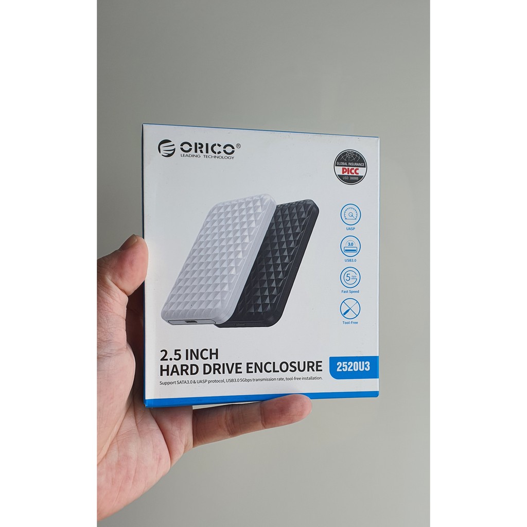 【SGComputer】HDD Orico Portable HDD 500GB - Tối Ưu Lưu Trữ