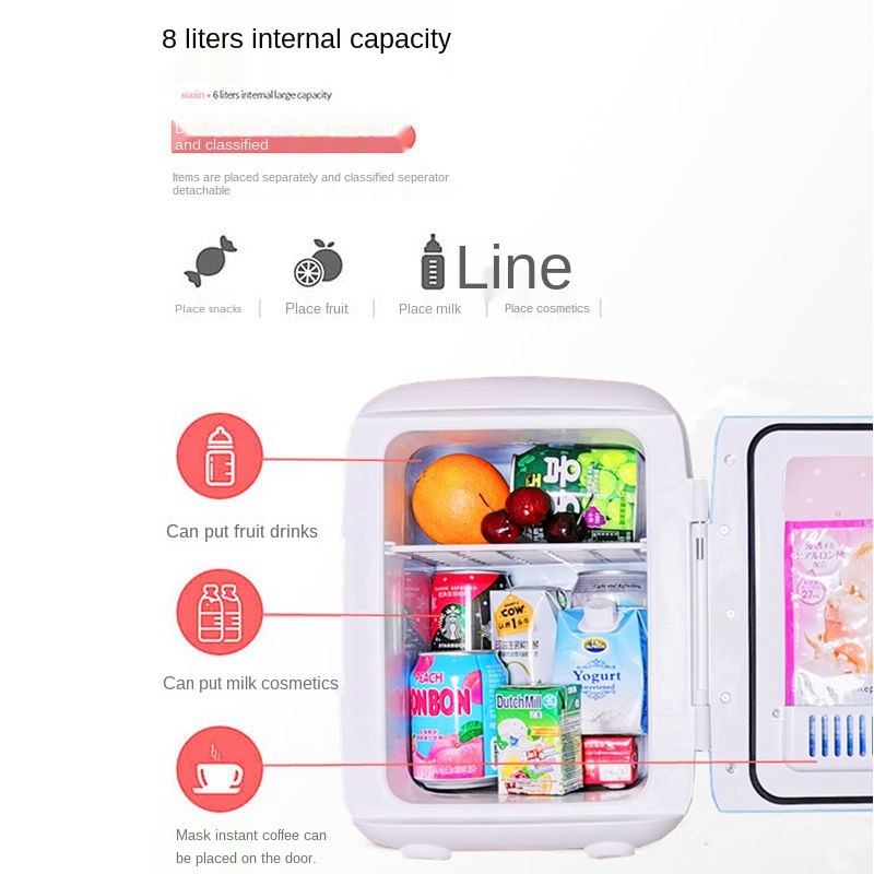 ✆✵Tủ lạnh nhỏ hộ gia đình hai người ưu đãi đặc biệt dành cho ký túc xá mini xe hơi đơn sử dụng kép loại