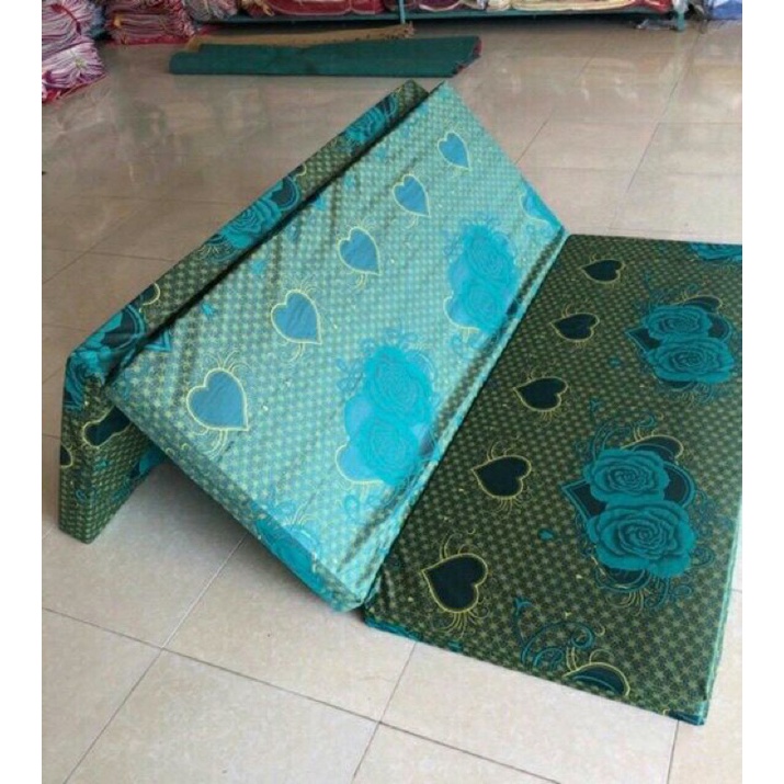 Đệm xốp PE kt 3 tấm gấp gọn đủ mọi kích thước  độ dày 7cm hàng loại 1
