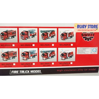 XE CỨU HỎA SẮT ĐẨY TRỚN (Pin nút, Scale 1:38)