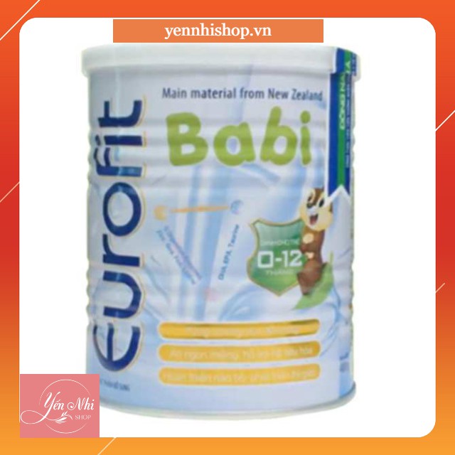 Sữa bột Eurofit Baby - hộp thiếc 900g