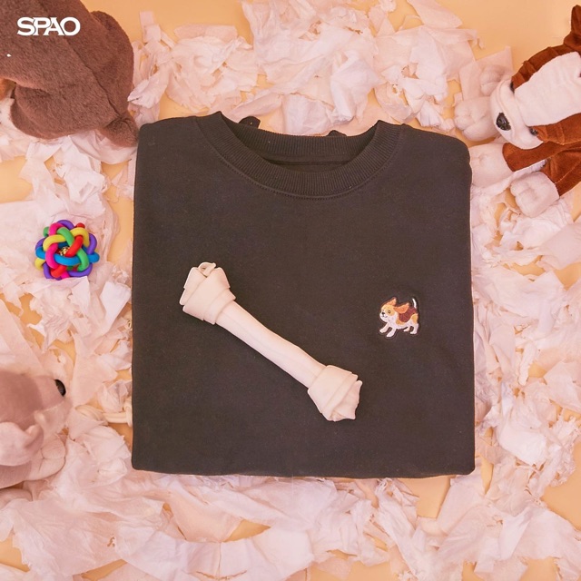 Áo nỉ Spao Graphic Puppy