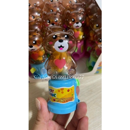 hộp 20 cái /máy vặn kẹo hình gấu