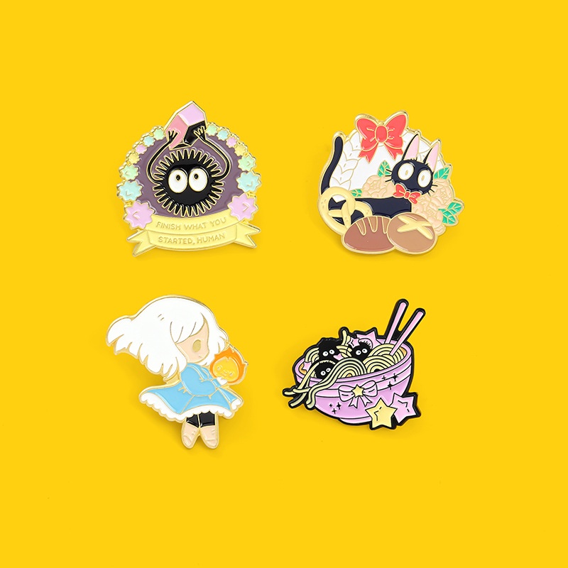 Ghim CàI ÁO HìNh Chú MèO HoạT HìNh Dễ Thương Cho Nam Nữ