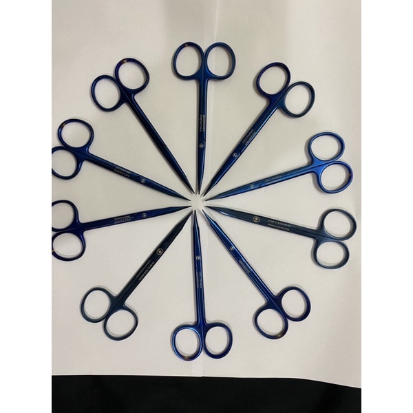 Kéo cắt chỉ, phẫu thuật cong, thẳng nhọn 11cm