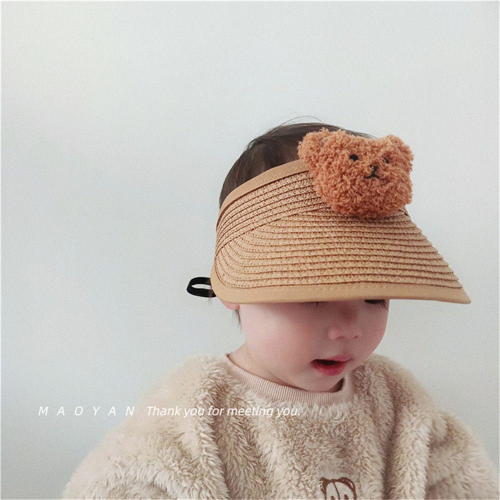 Mũ Rơm Đan Thoáng Khí Tùy Chỉnh Thời Trang Đi Biển Cho Bé