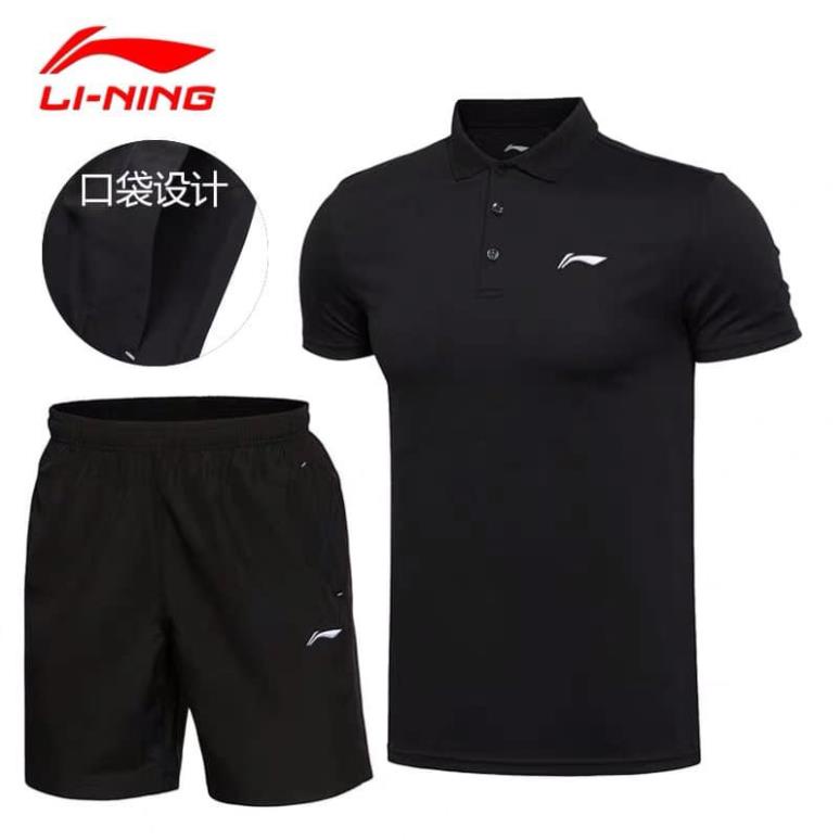 Bộ quần áo thể thao nam Lining cam kết hàng od chính hãng - không chính hãng đền tiền 2022