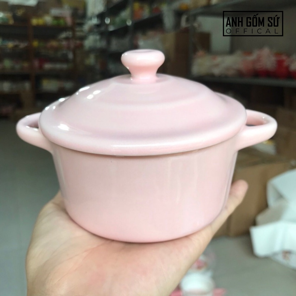 Bộ bát đĩa decor, bát ăn cơm, chén dĩa sứ màu hồng dễ thương cao cấp