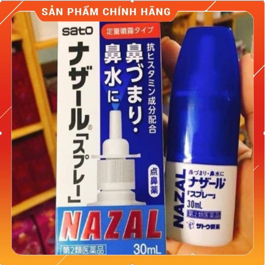 Xịt ngạt mũi Nazal Nhật Bản