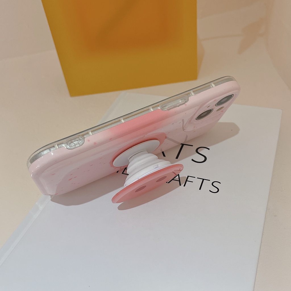 Ốp Điện Thoại Có Giá Đỡ Hình Chú Heo Cho Iphone 12 pro max 13 13 pro max11 pro max xs max xr x