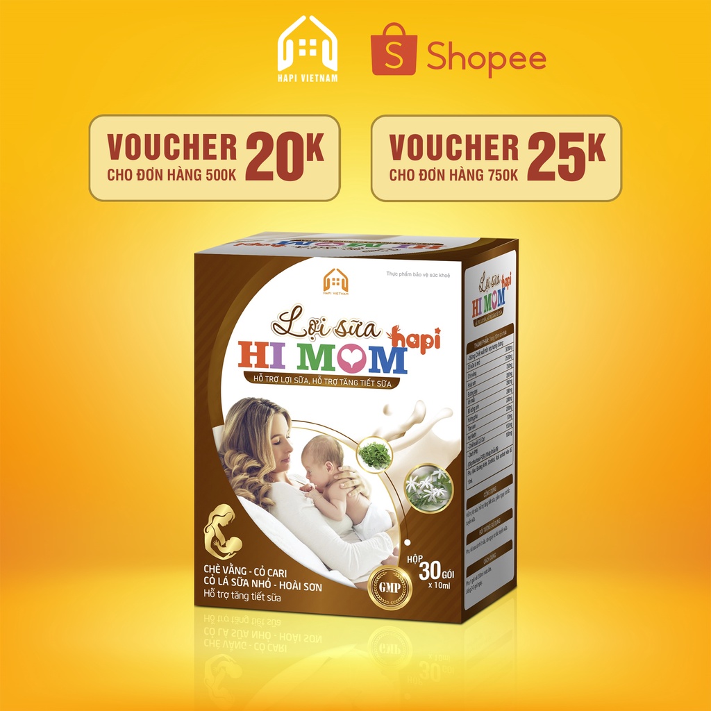 Lợi sữa Hi Mom - Sữa nhiều hơn, thơm hơn, đặc hơn, mát hơn, thông tắc tia sữa