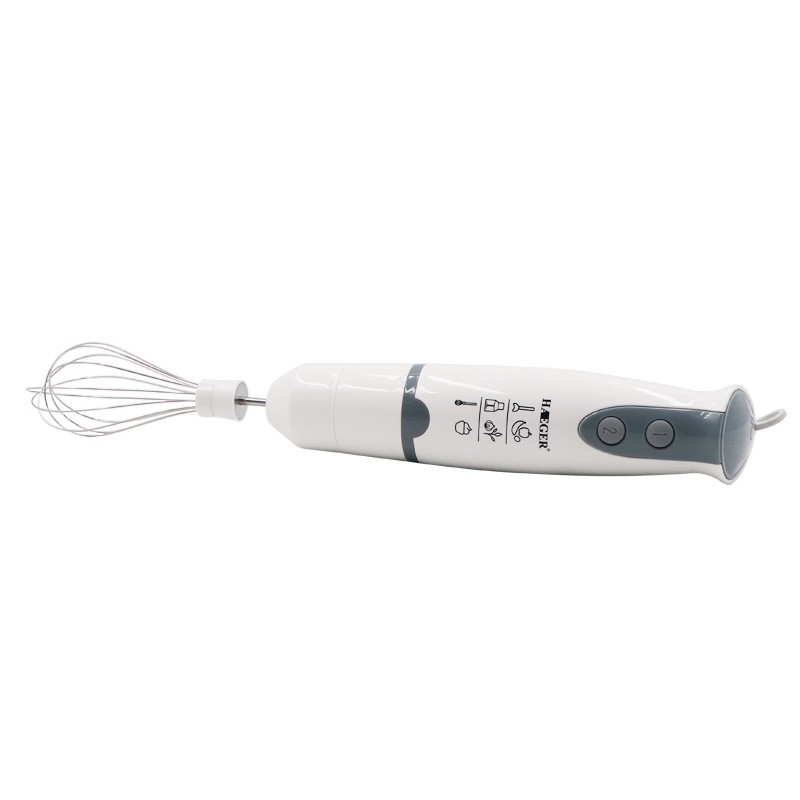 Máy xay sinh tố cầm tay đa năng Haeger 800W, 2 chế độ xay, có thể đánh trứng, xay thịt, xay thức ăn dặm cho bé