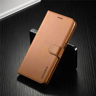 Bao da điện thoại bằng da PU nắp lật có ngăn đựng thẻ cho Samsung Galaxy A02 A32 4G M02
