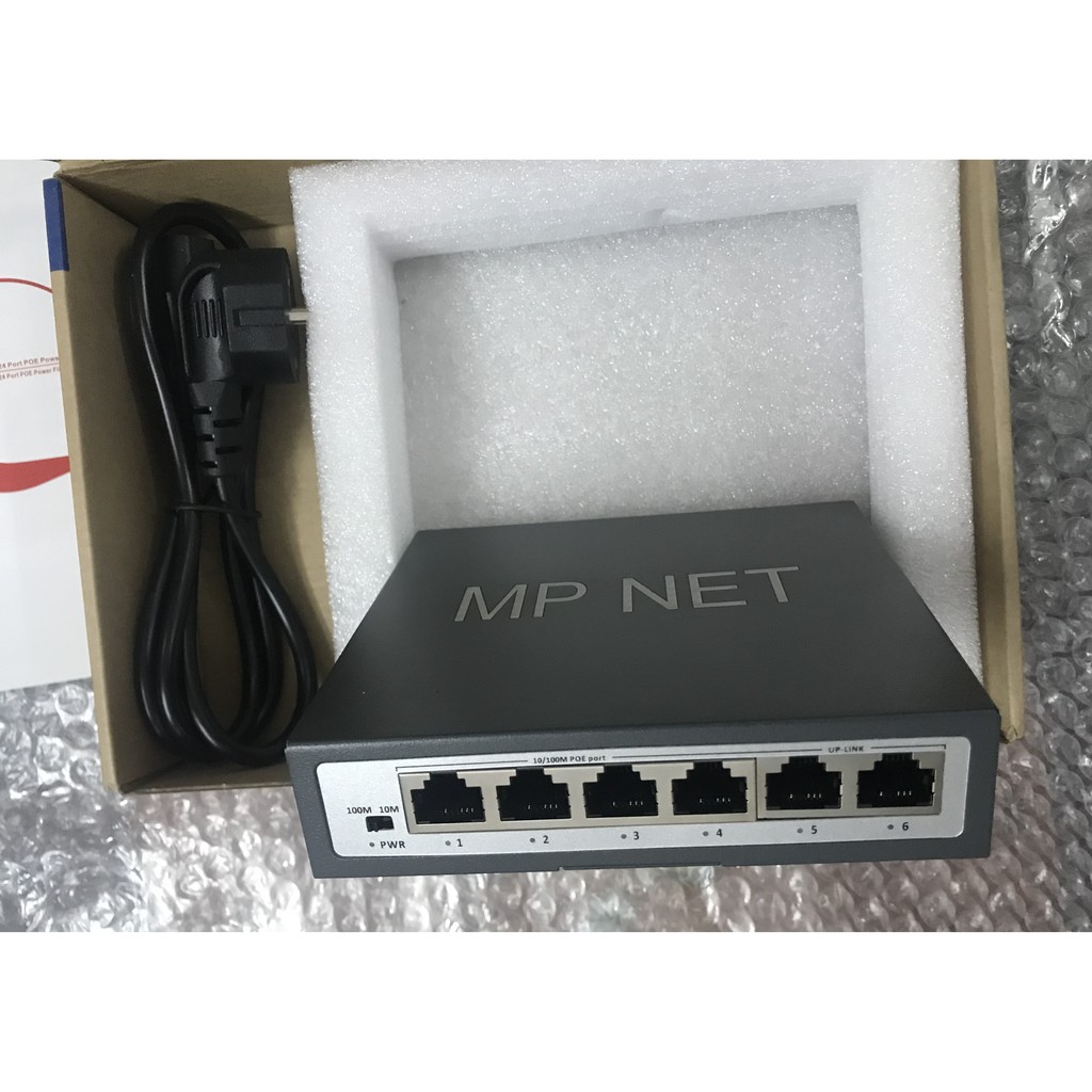 THIẾT BỊ NỐI MẠNG SWITCH POE 6 PORT