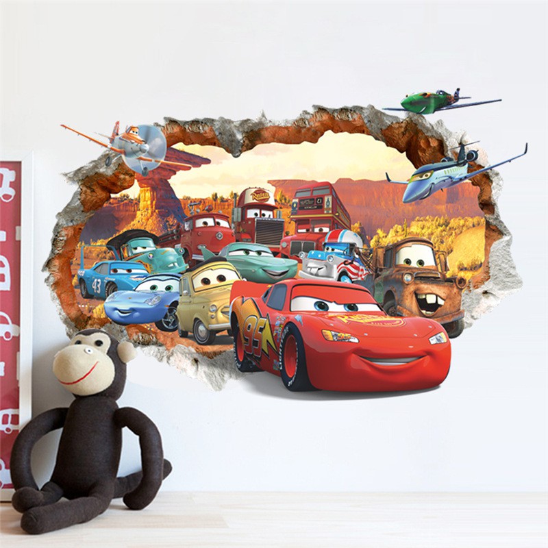 Decal dán tường Vương Quốc Xe Hơi 2 - Cars - decal xe hơi cho bé trai